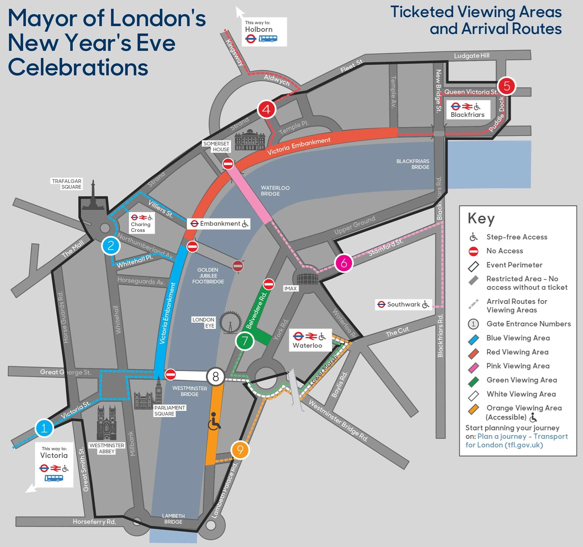 Thames Riverside, London, United Kingdom Seating Plan