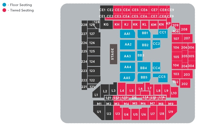 Anfield Stadium, Liverpool, United Kingdom Seating Plan