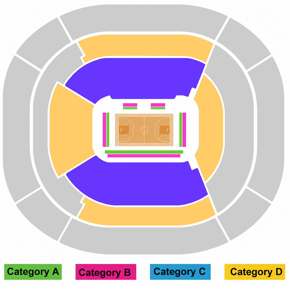 Inglewood Dome, Inglewood, California, United States / Inglewood Dome, Inglewood, California, United States Venue Seating Plan