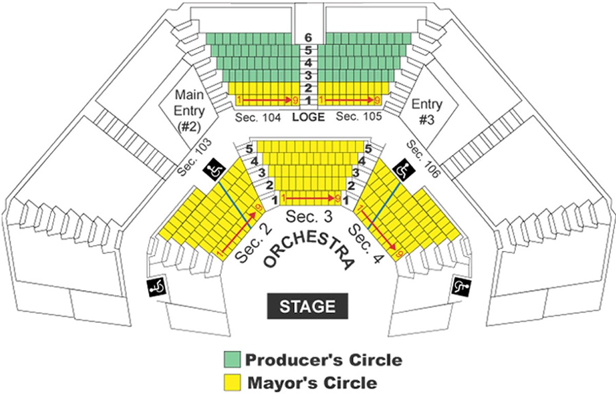 Long Beach Climbing Theater, Long Beach, California, United States / Long Beach Climbing Theater, Long Beach, California, United States Venue Seating Plan