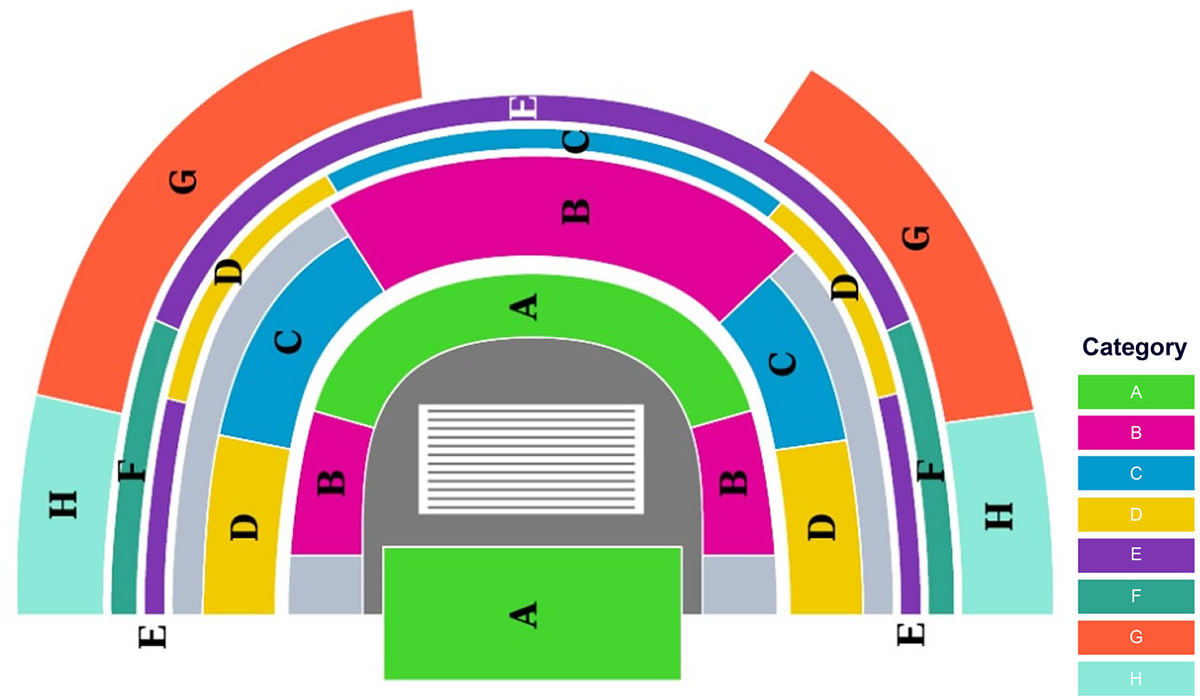 2028 Stadium​ (Swimming), Inglewood, California, United States / 2028 Stadium​ (Swimming), Inglewood, California, United States Venue Seating Plan