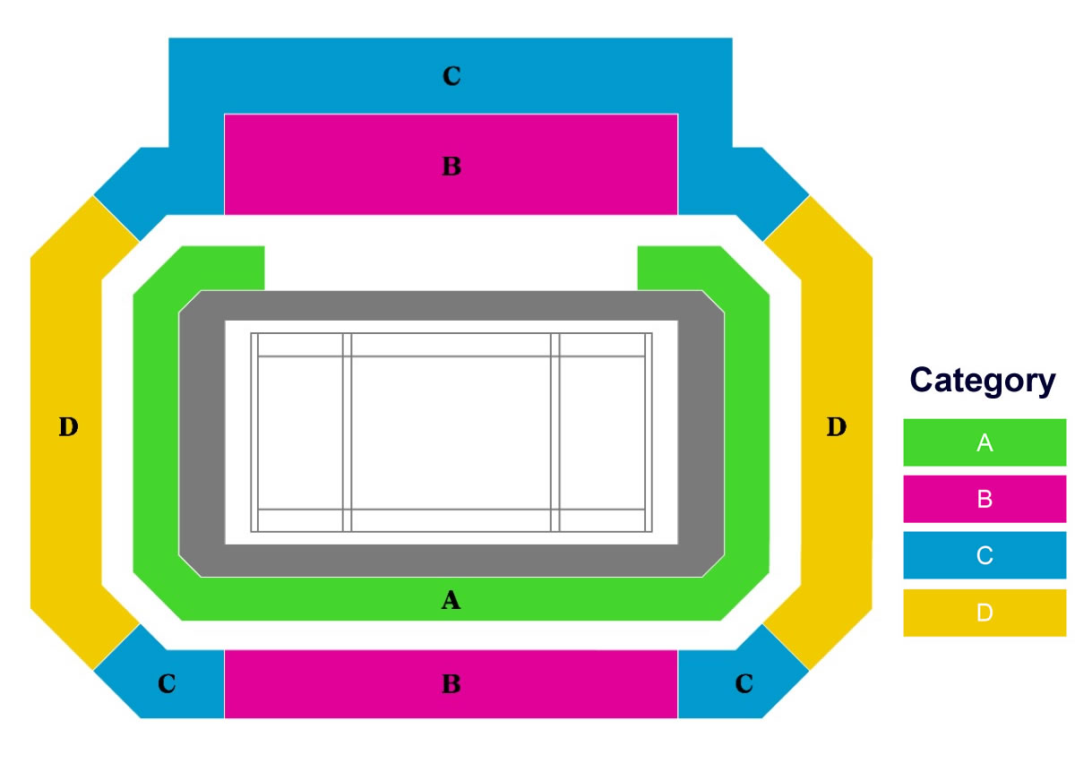 Long Beach Aquatics Center (water Polo), Long Beach, California, United States / Long Beach Aquatics Center (water Polo), Long Beach, California, United States Venue Seating Plan