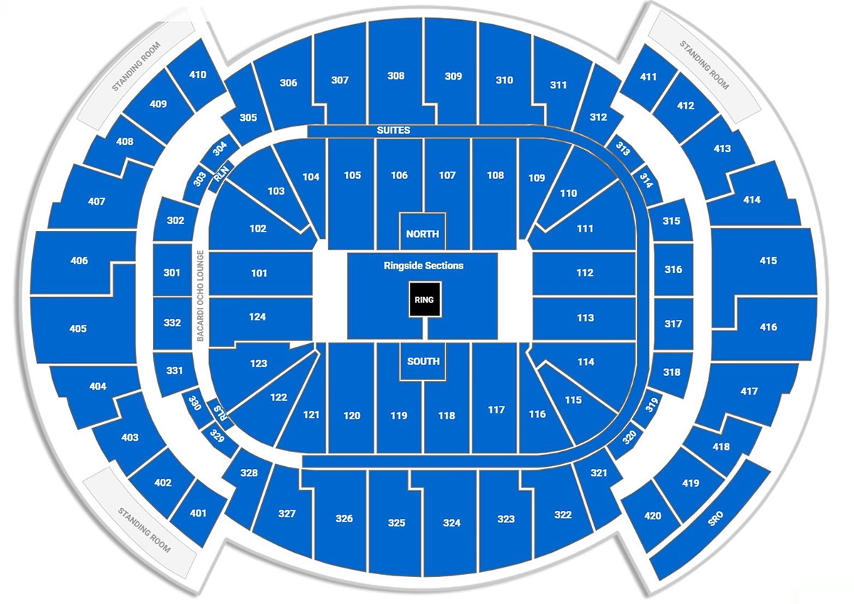 Kaseya Center, Miami, Florida, United States / Kaseya Center, Miami, Florida, United States Venue Seating Plan
