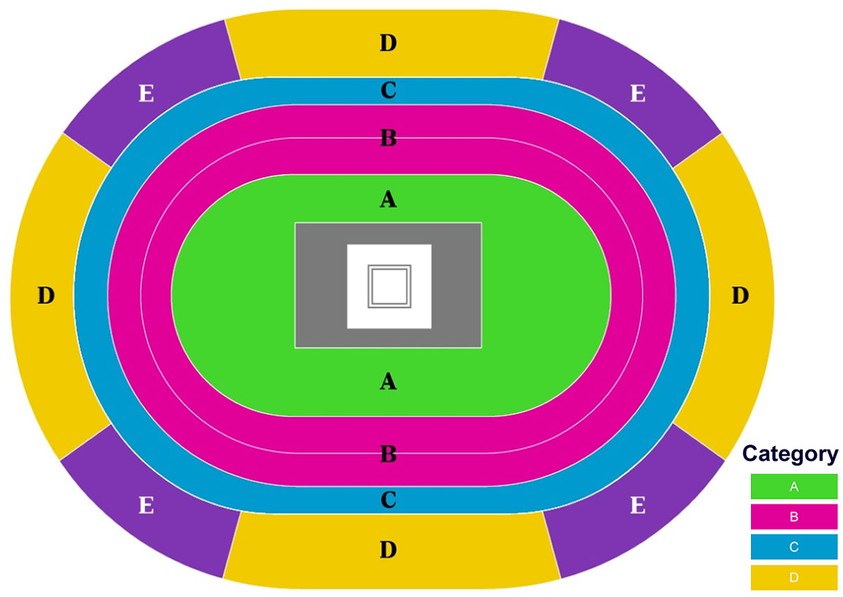 DTLA Arena Boxing, Los Angeles, California, United States / DTLA Arena Boxing, Los Angeles, California, United States Venue Seating Plan