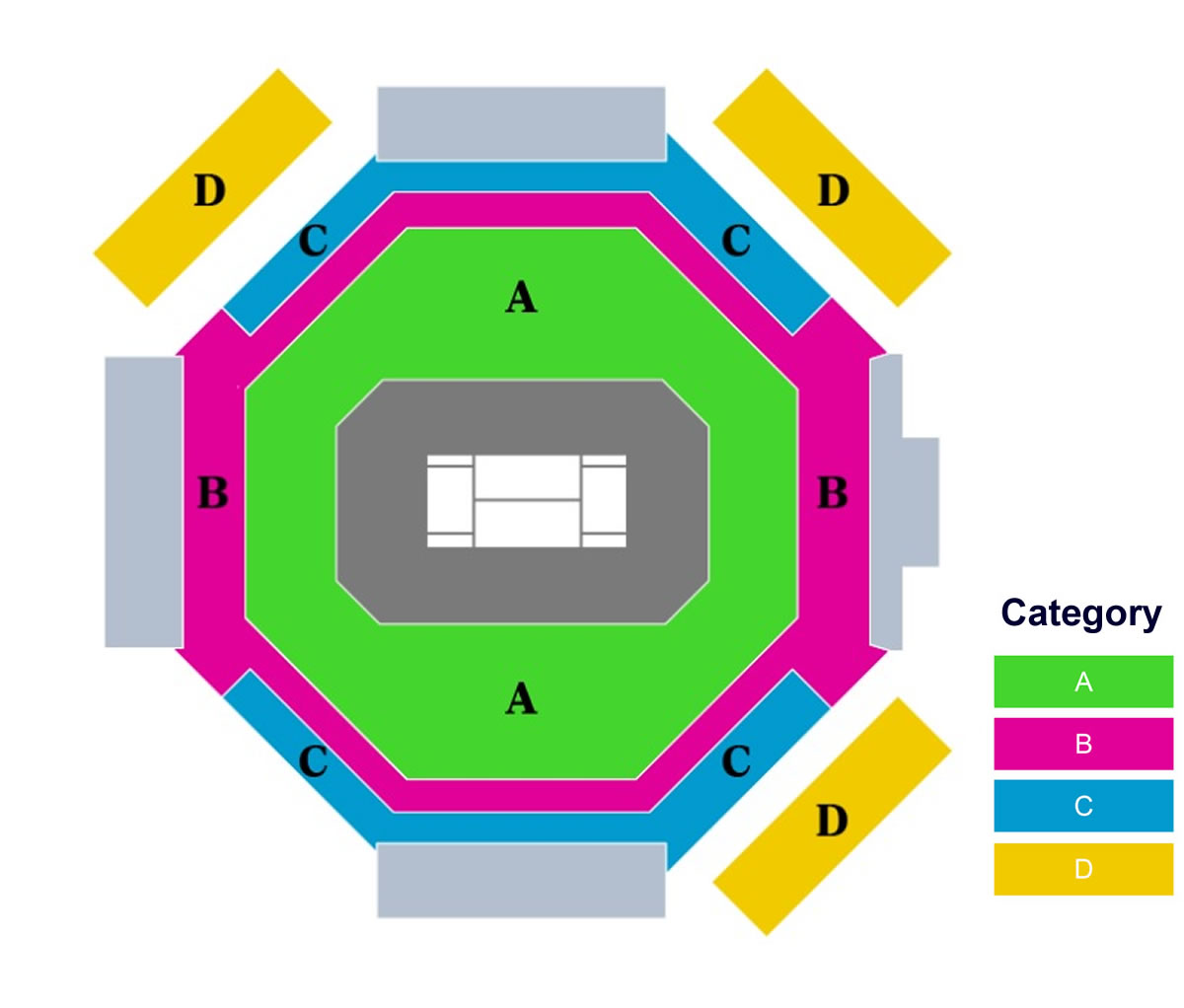Carson Center Court, California, United States / Carson Center Court, California, United States Venue Seating Plan