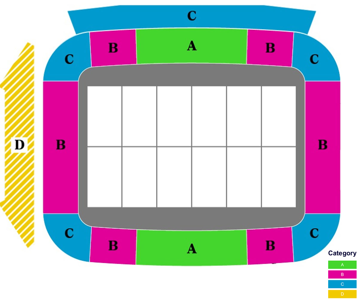 Carson Stadium (Rugby Sevens), Los Angeles, United States / Carson Stadium (Rugby Sevens), Los Angeles, United States Venue Seating Plan