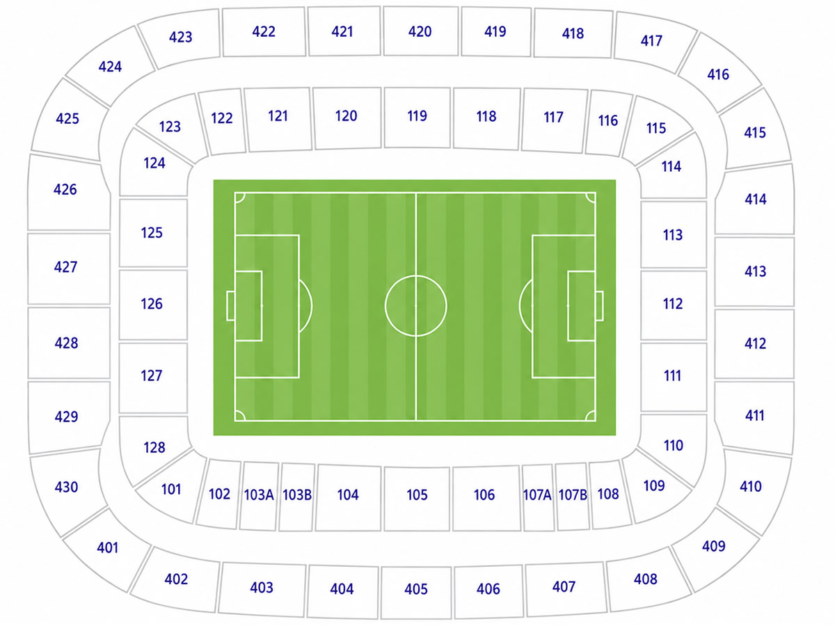 Arena Pernambuco, São Lourenço da Mata, Brazil / Arena Pernambuco, São Lourenço da Mata, Brazil Venue Seating Plan
