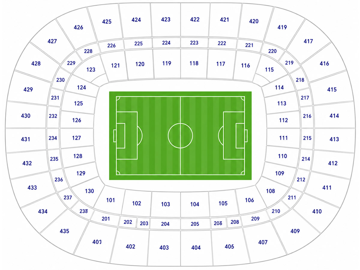 Estadio Nacional, Brasilia, Brazil / Estadio Nacional, Brasilia, Brazil Venue Seating Plan