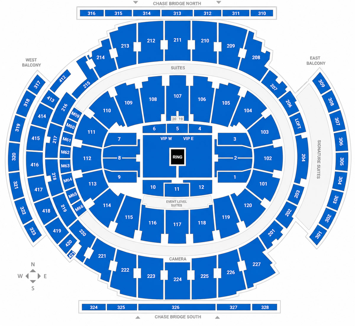 Madison Square Garden, New York, United States / Madison Square Garden, New York, United States Venue Seating Plan
