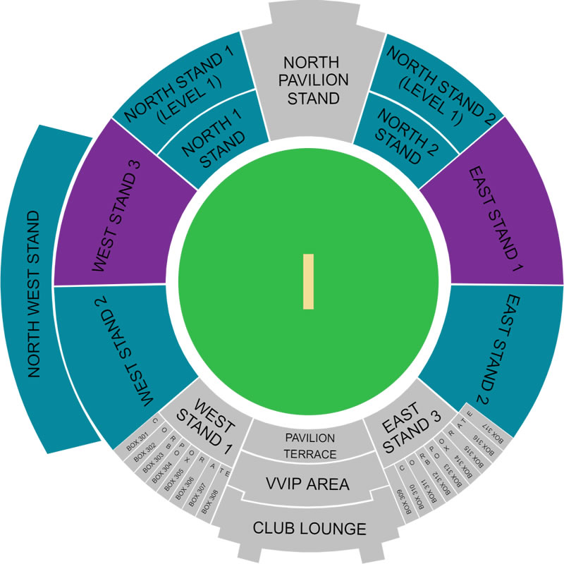 Himachal Pradesh Cricket Association Stadium, Dharamshala, Himachal Pradesh, India / Himachal Pradesh Cricket Association Stadium, Dharamshala, Himachal Pradesh, India Venue Seating Plan
