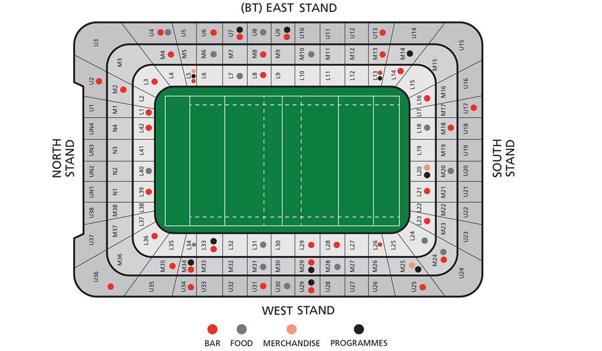 Principality Stadium, Cardiff, United Kingdom / Principality Stadium, Cardiff, United Kingdom Venue Seating Plan